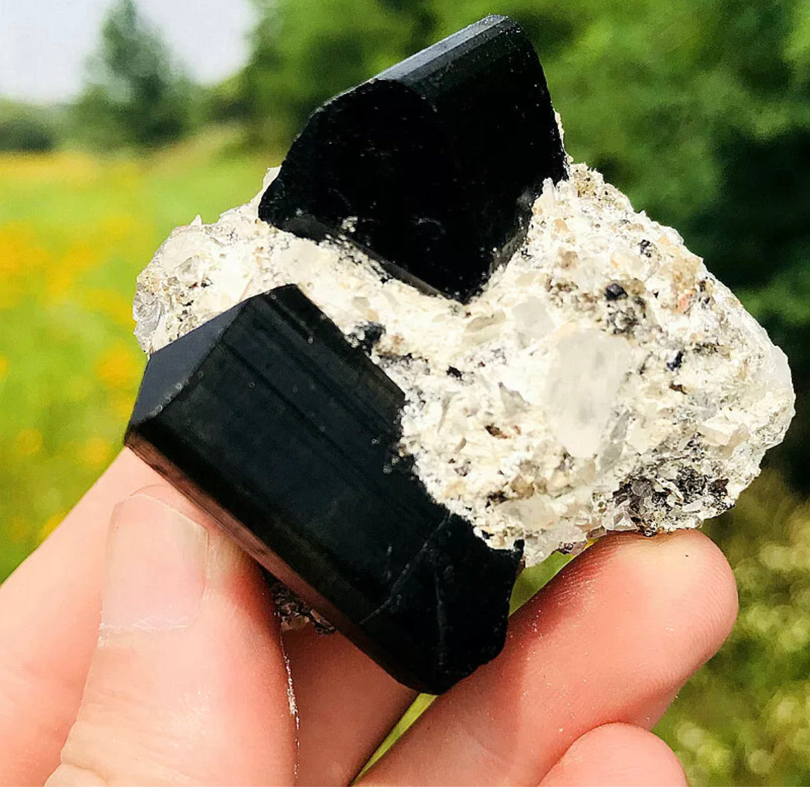 Natural Free Form Black Tourmaline gemstone