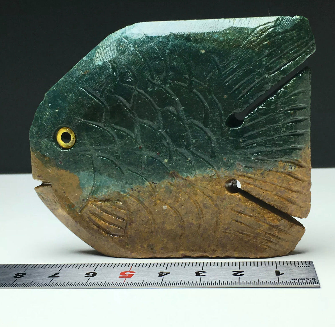Natural Ocean Jasper gemstone Tropical Fish