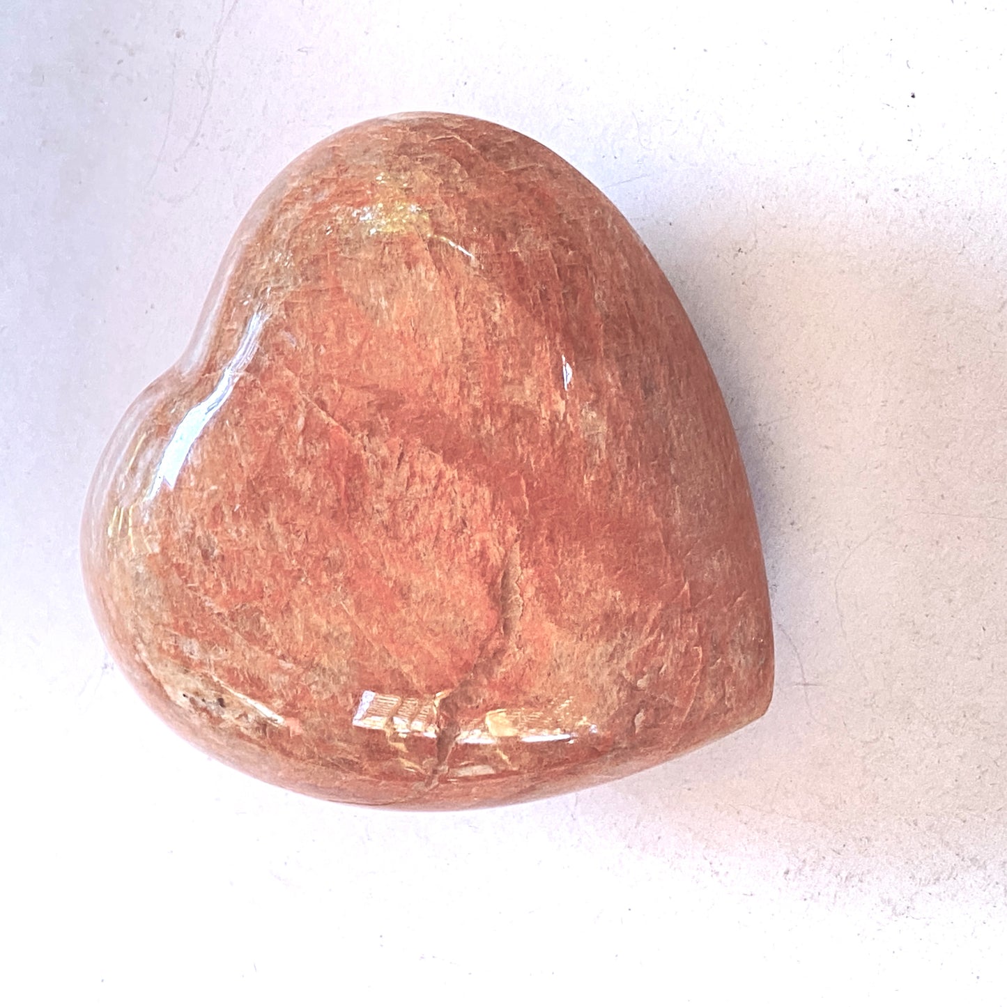 Natural Unique Sunstone gemstone HEART From Madagascar