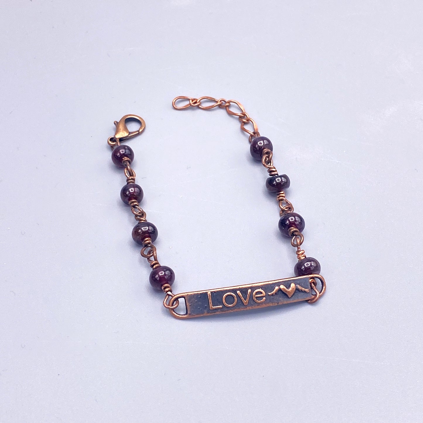 Garnet Love Bracelet