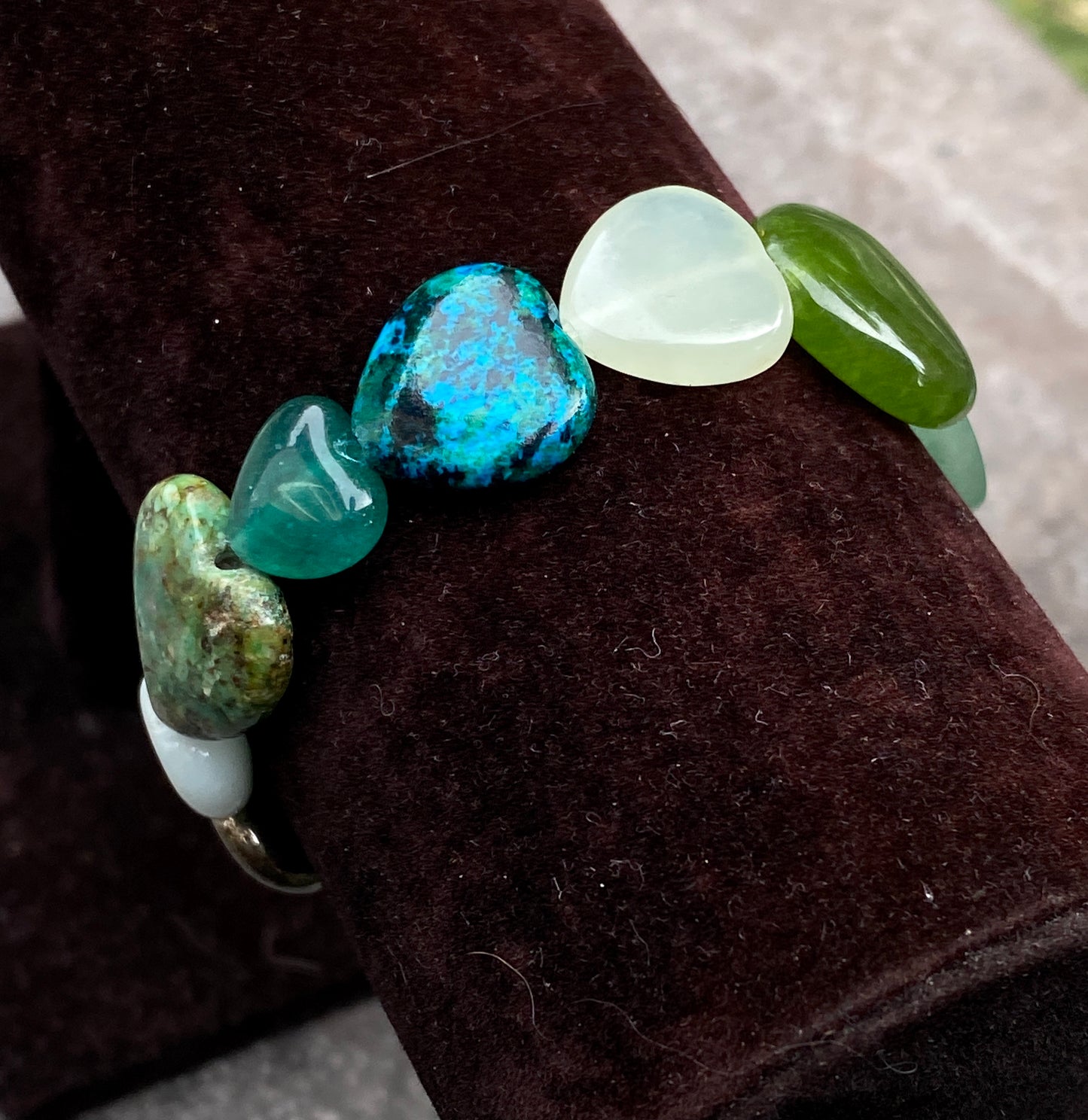You are the Gemstone of My Heart stretch Bracelet
