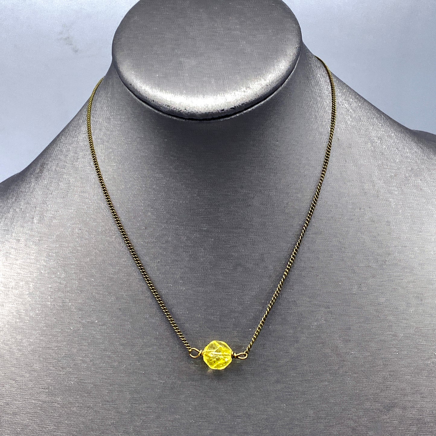 Yellow Topaz Necklace