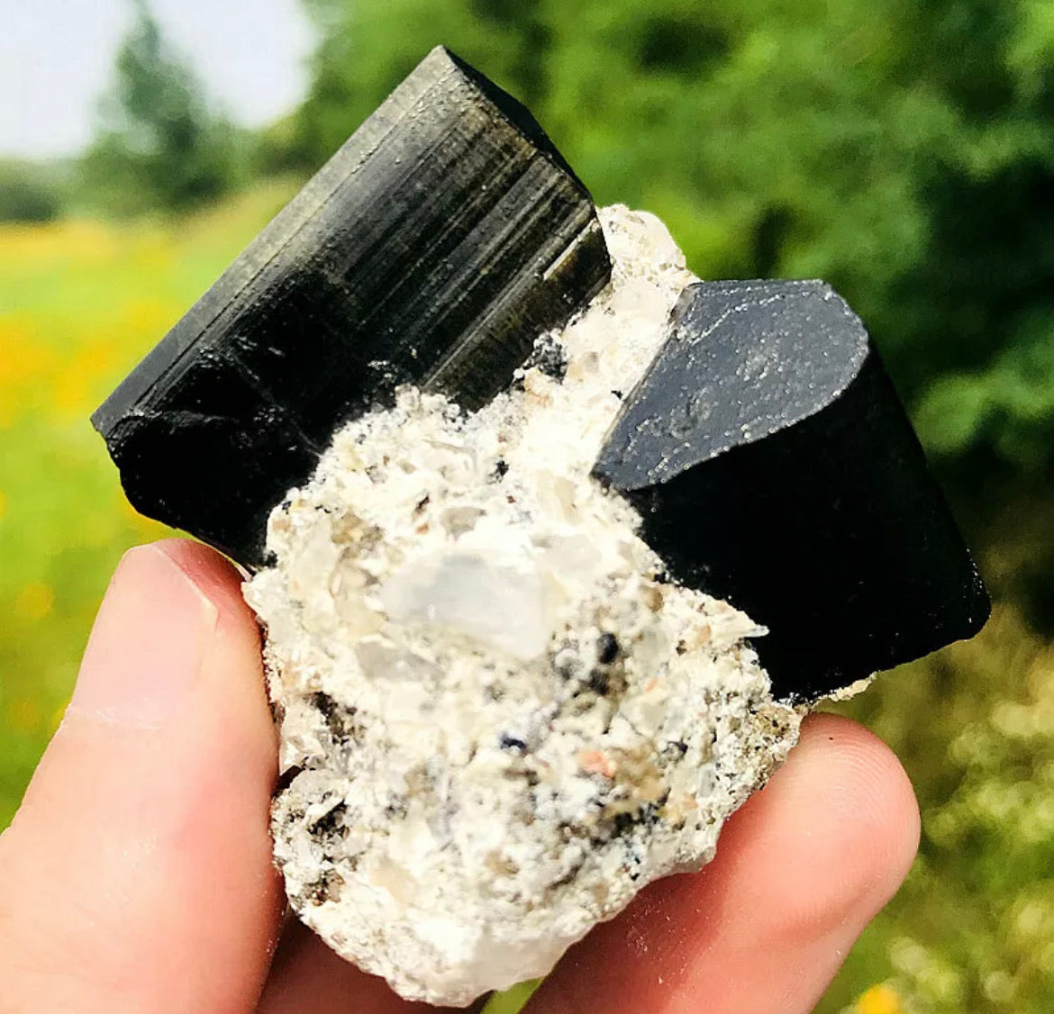 Natural Free Form Black Tourmaline gemstone