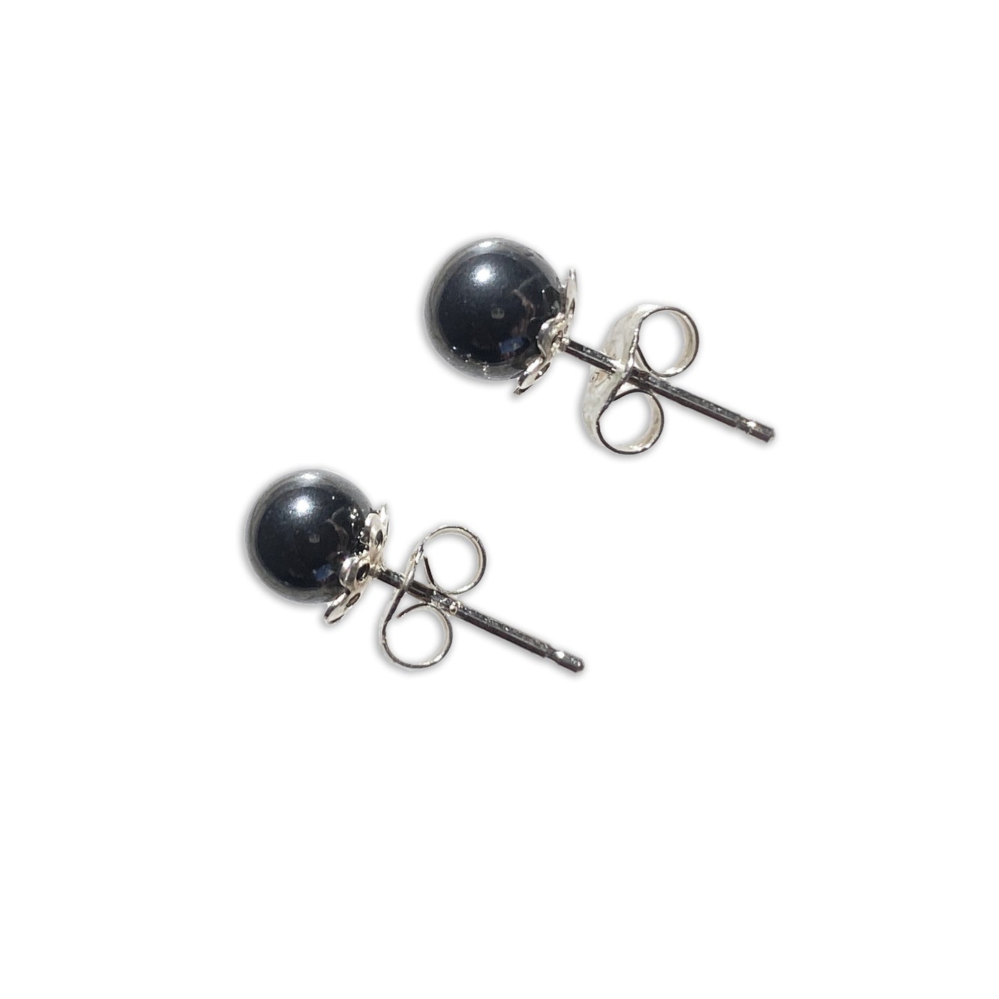 Hematite gemstone Stud Earrings