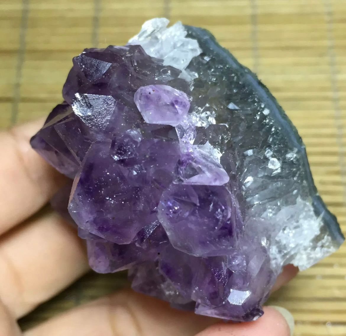 Natural Amethyst geode quartz
