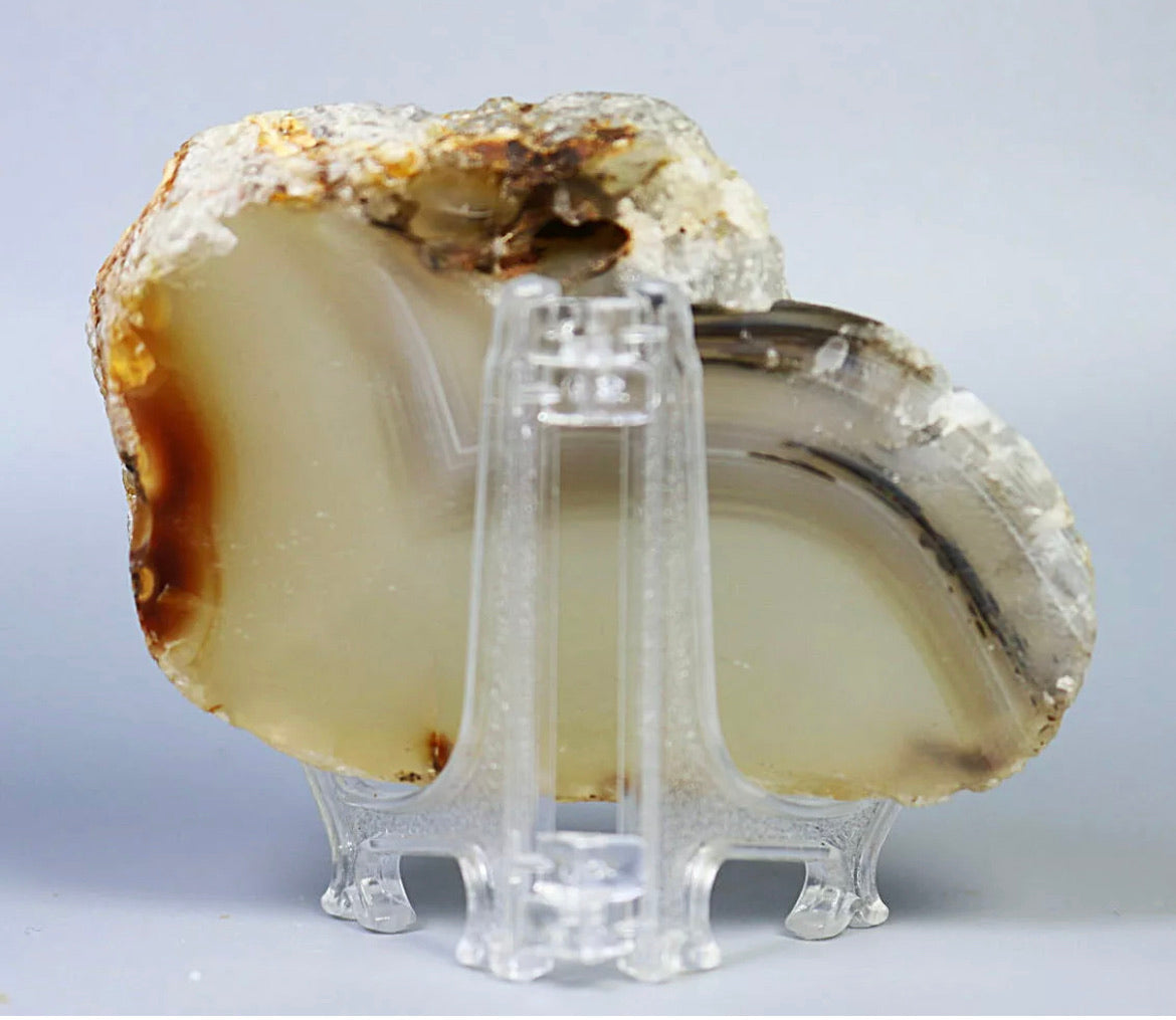 Agate Slice with Stand