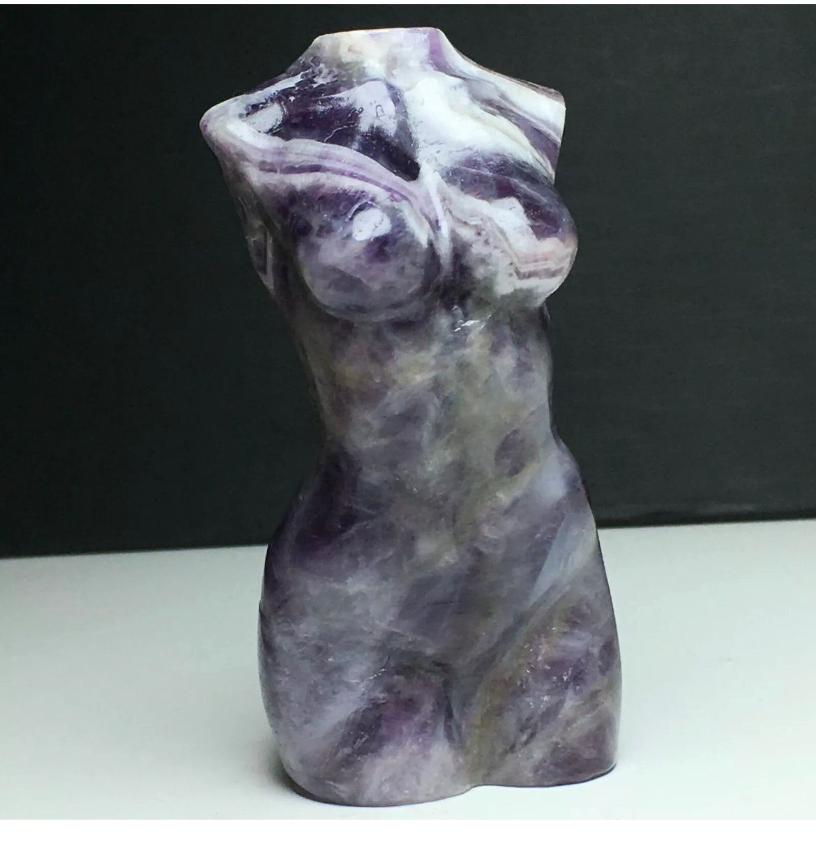 Natural Amethyst Female Nude Figurine