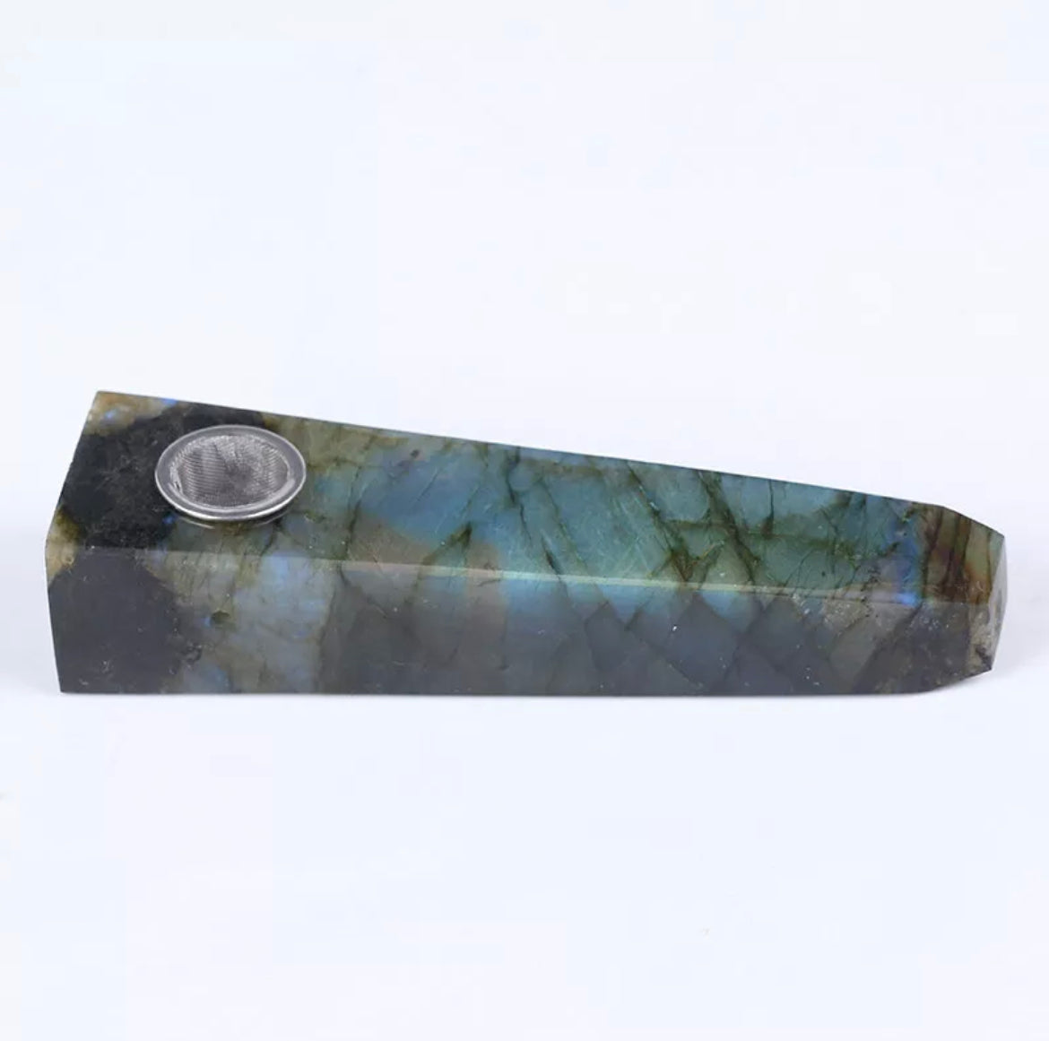 Natural Labradorite Smoking pipe