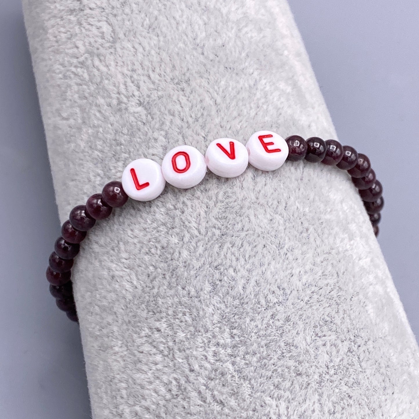 Garnet Love Bracelet