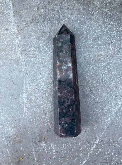 Natural Garnet Wand