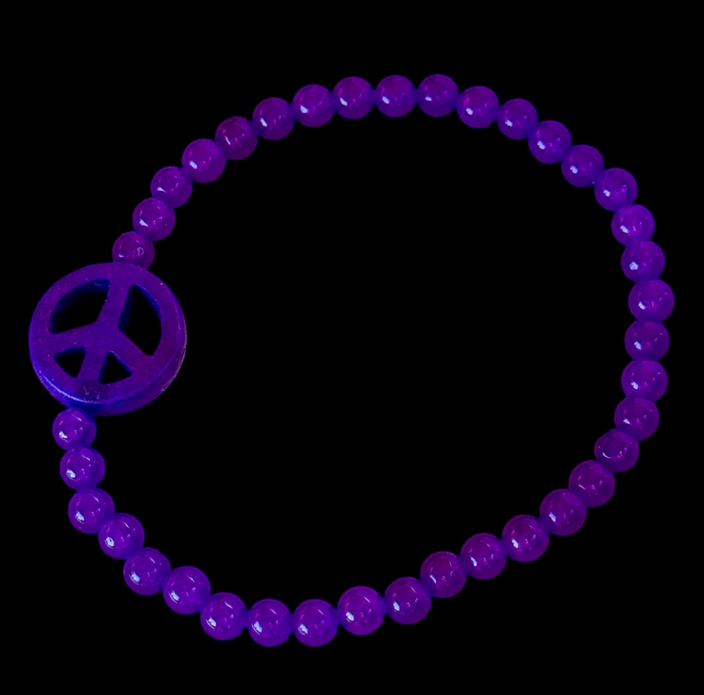 Peace Sign Bracelets gemstones