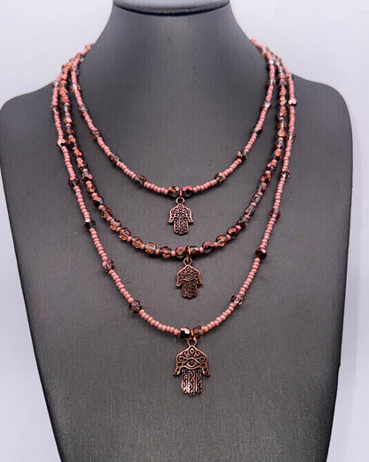 Hamsa Layered Necklace