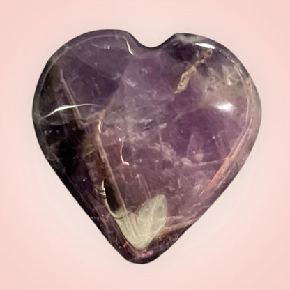 Amethyst Gemstone Heart