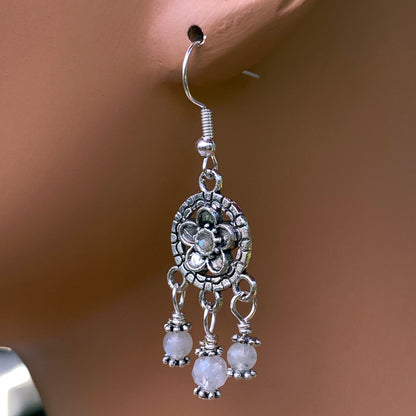 Moonstone Chandelier earrings