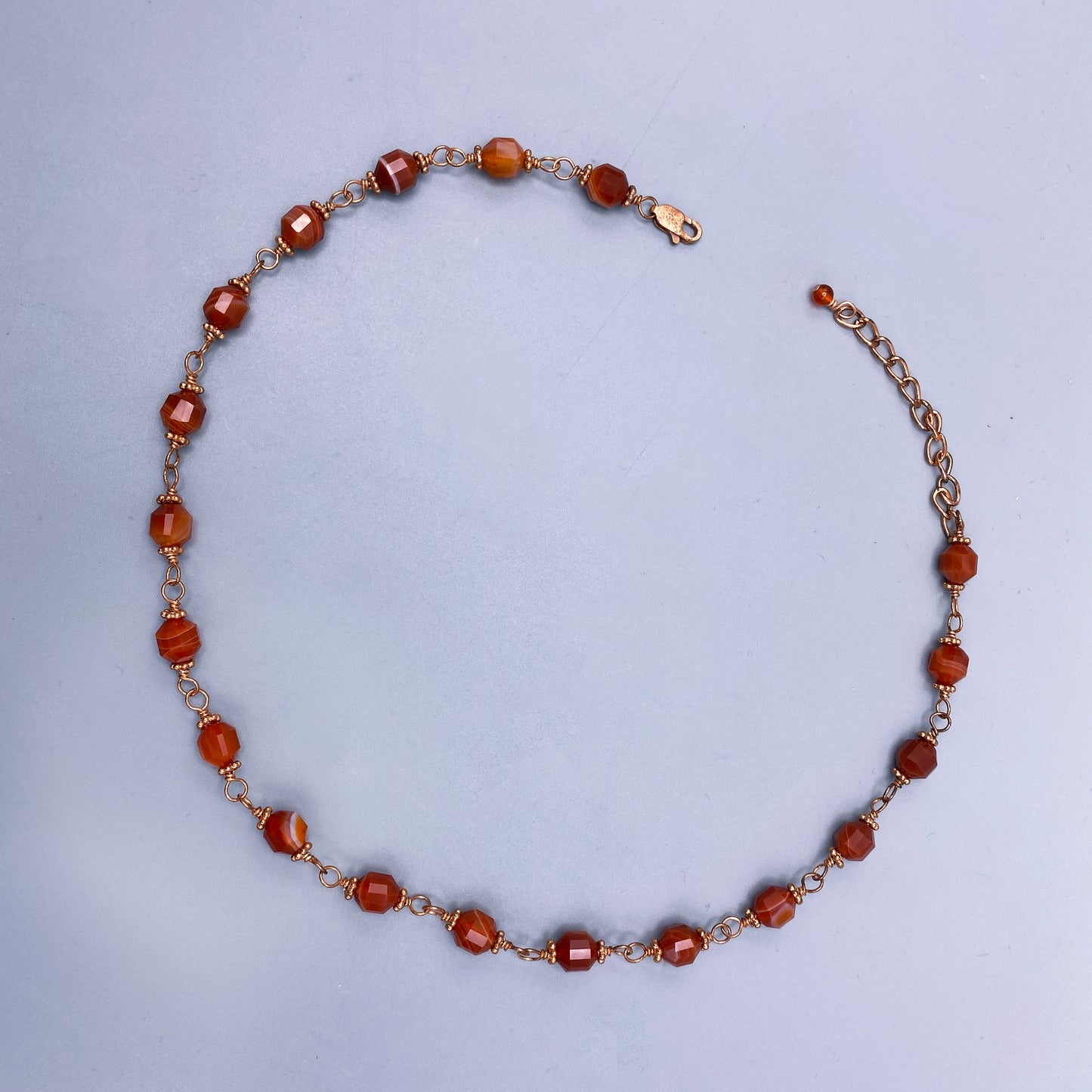 Carnelian and Copper Necklace