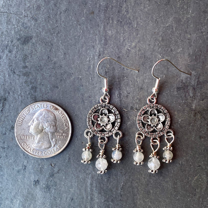 Moonstone Chandelier earrings