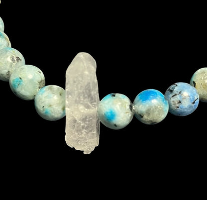 K2 Jasper and Quartz Bracelet