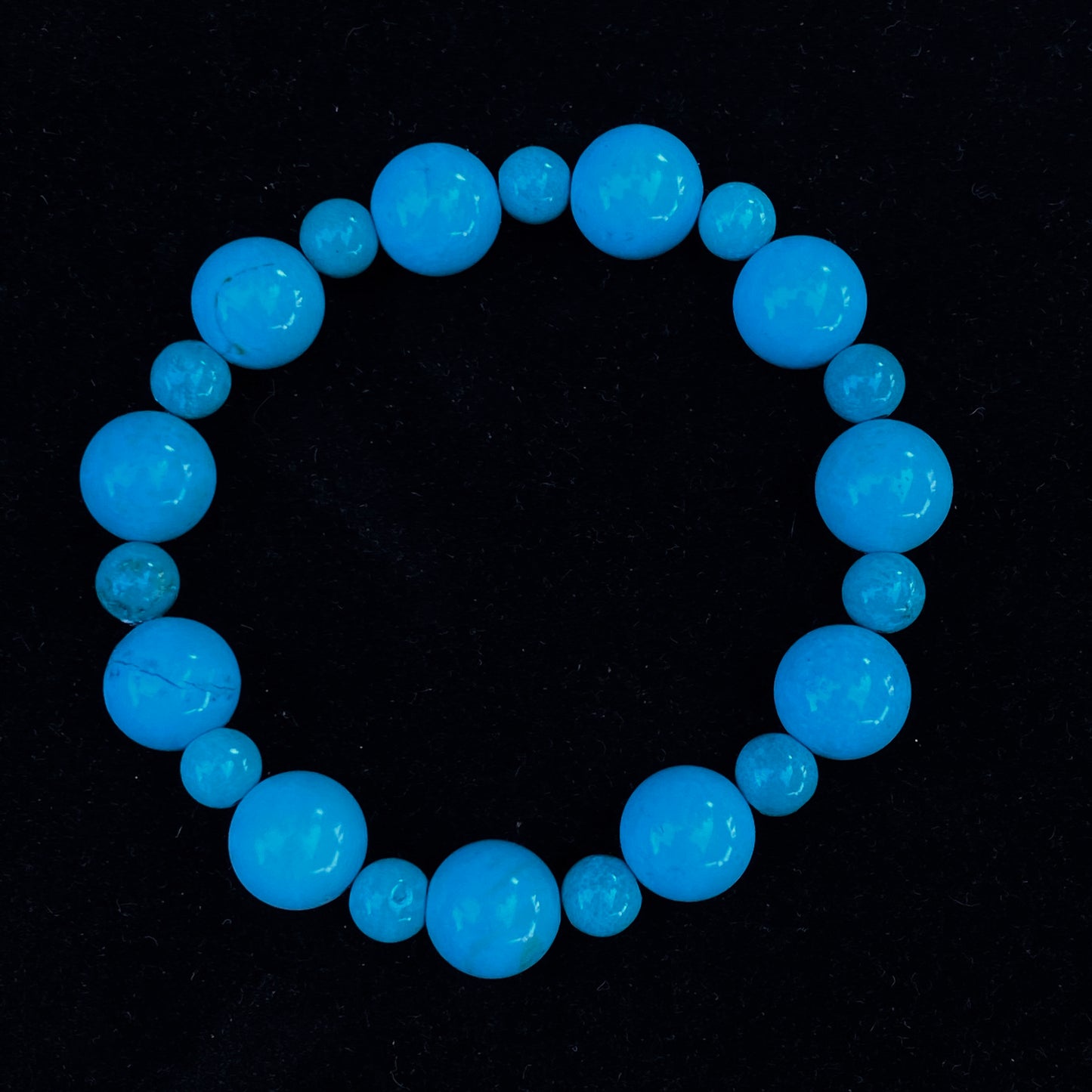 Turquoise Beaded Stretch Bracelet