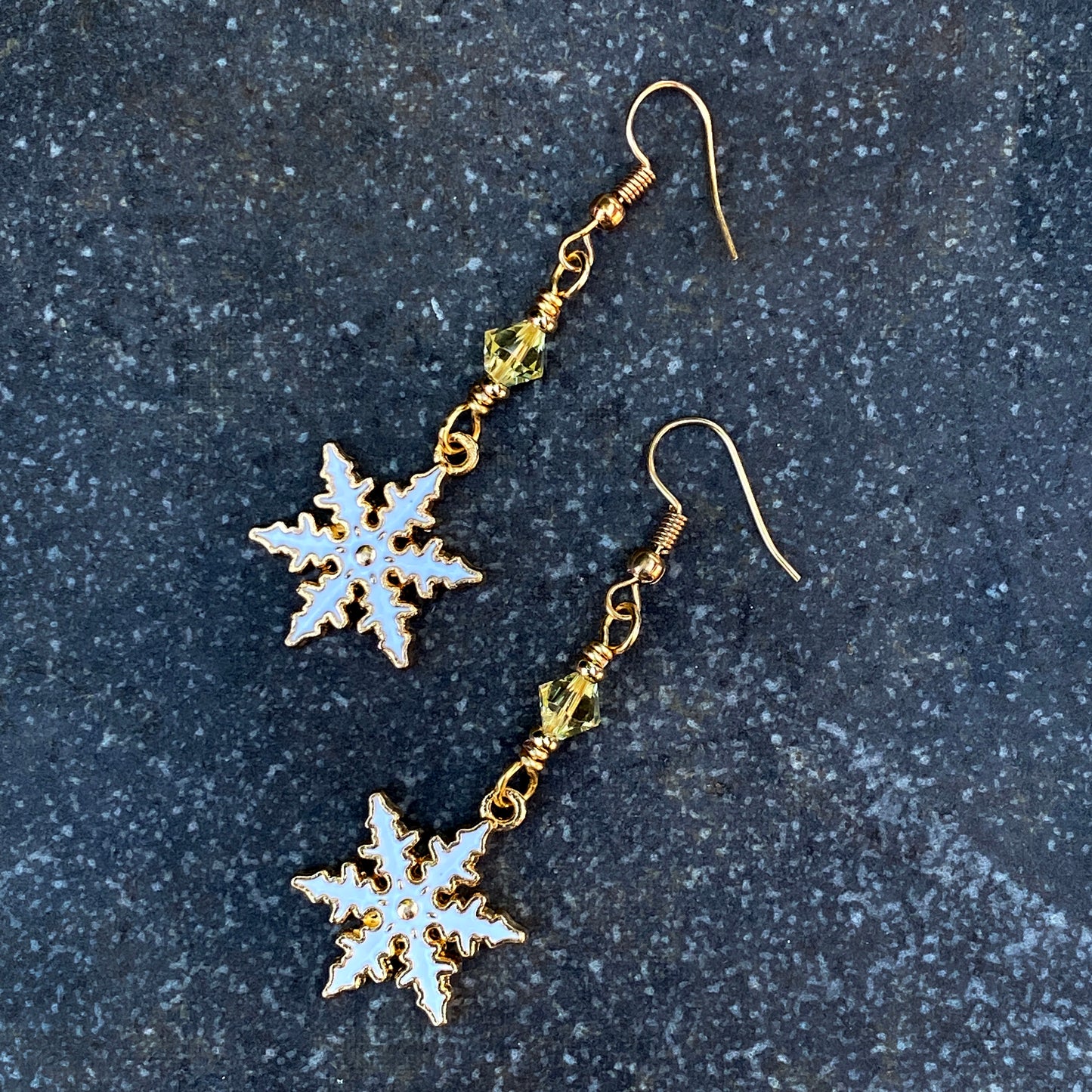 Snowflake Dangle Earrings