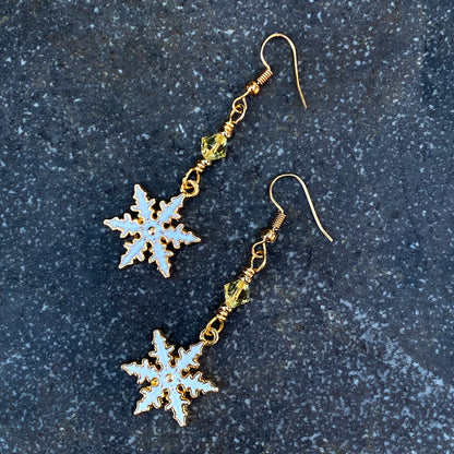 Snowflake Dangle Earrings