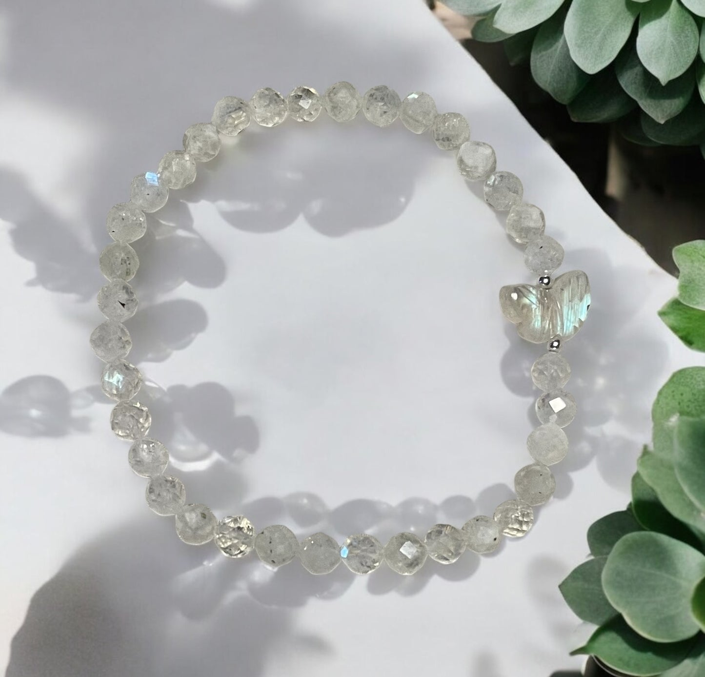 Butterfly Moonstone Bracelet