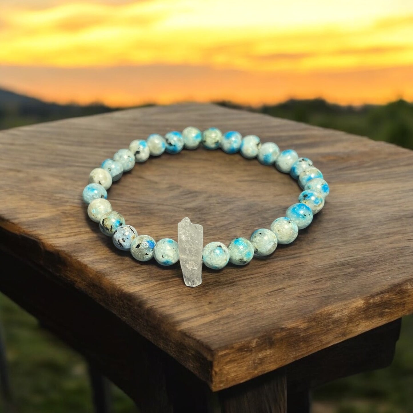 K2 Jasper and Quartz Bracelet