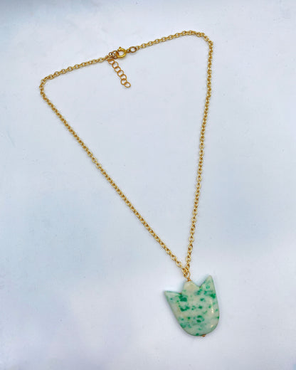 Green Spot Jasper Tulip