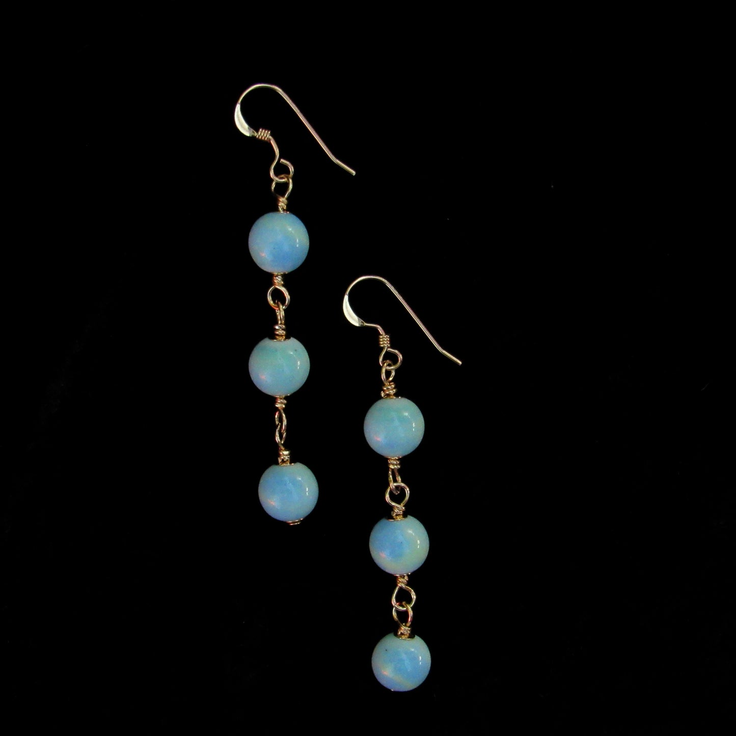 Alashan Agate Dangle Earrings