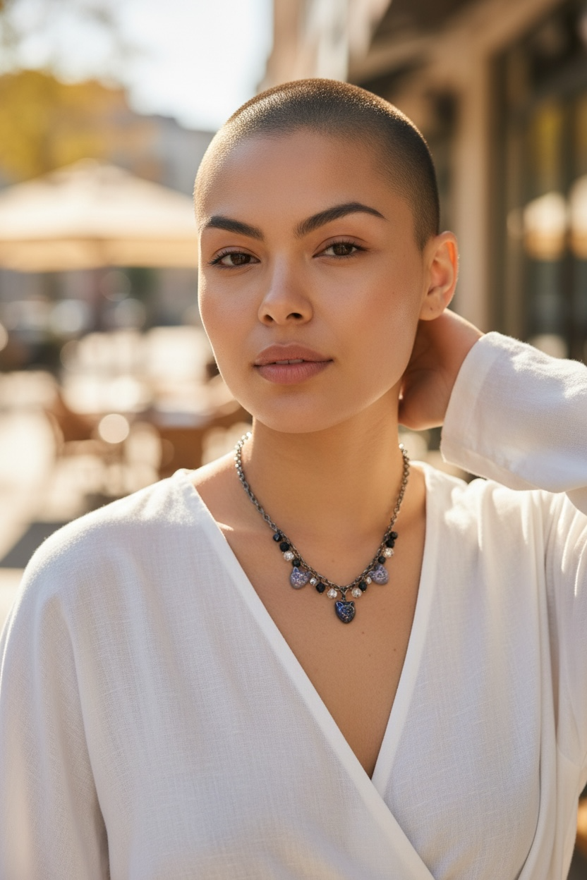 Glass beaded Kitty Cat Necklace