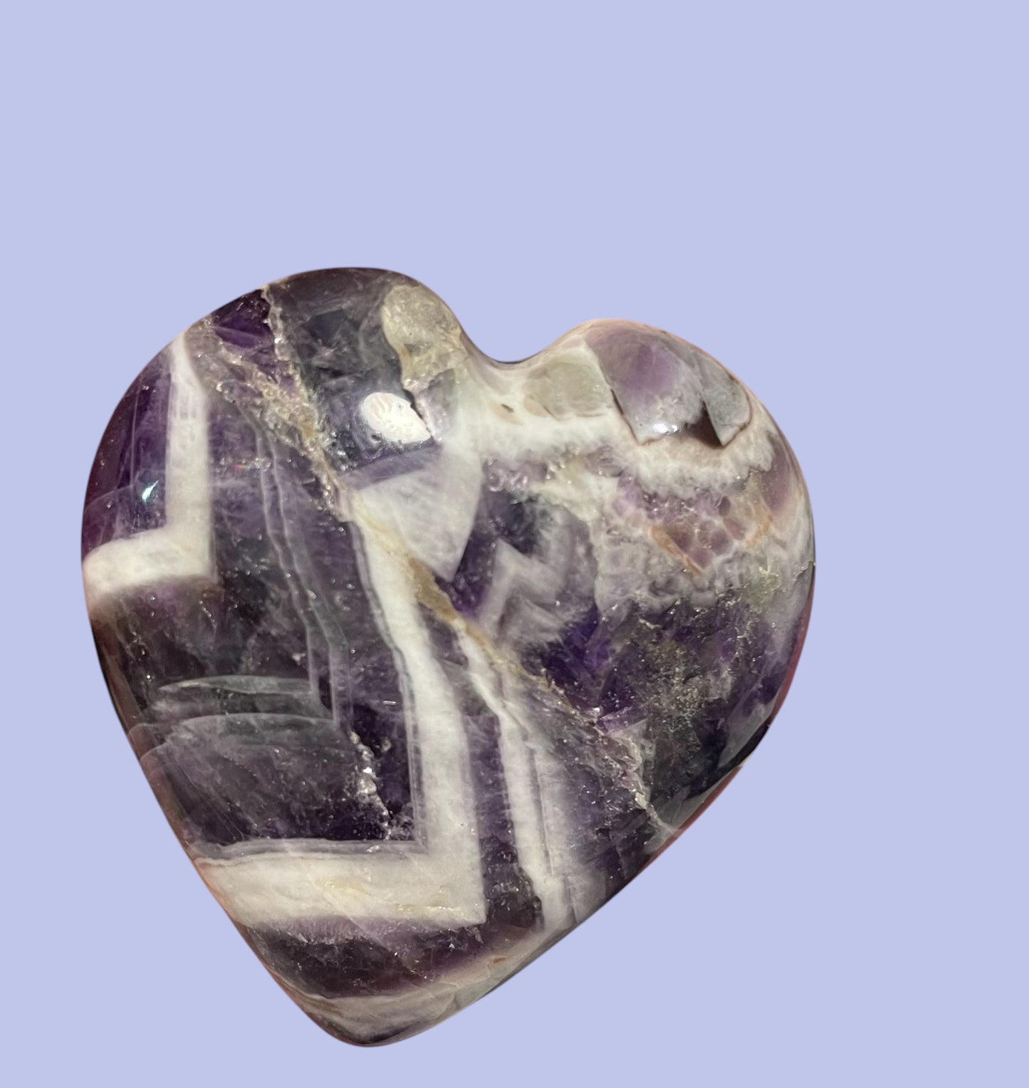 Amethyst Gemstone Heart