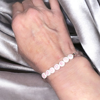 Rose Quartz Goddess Bracelet