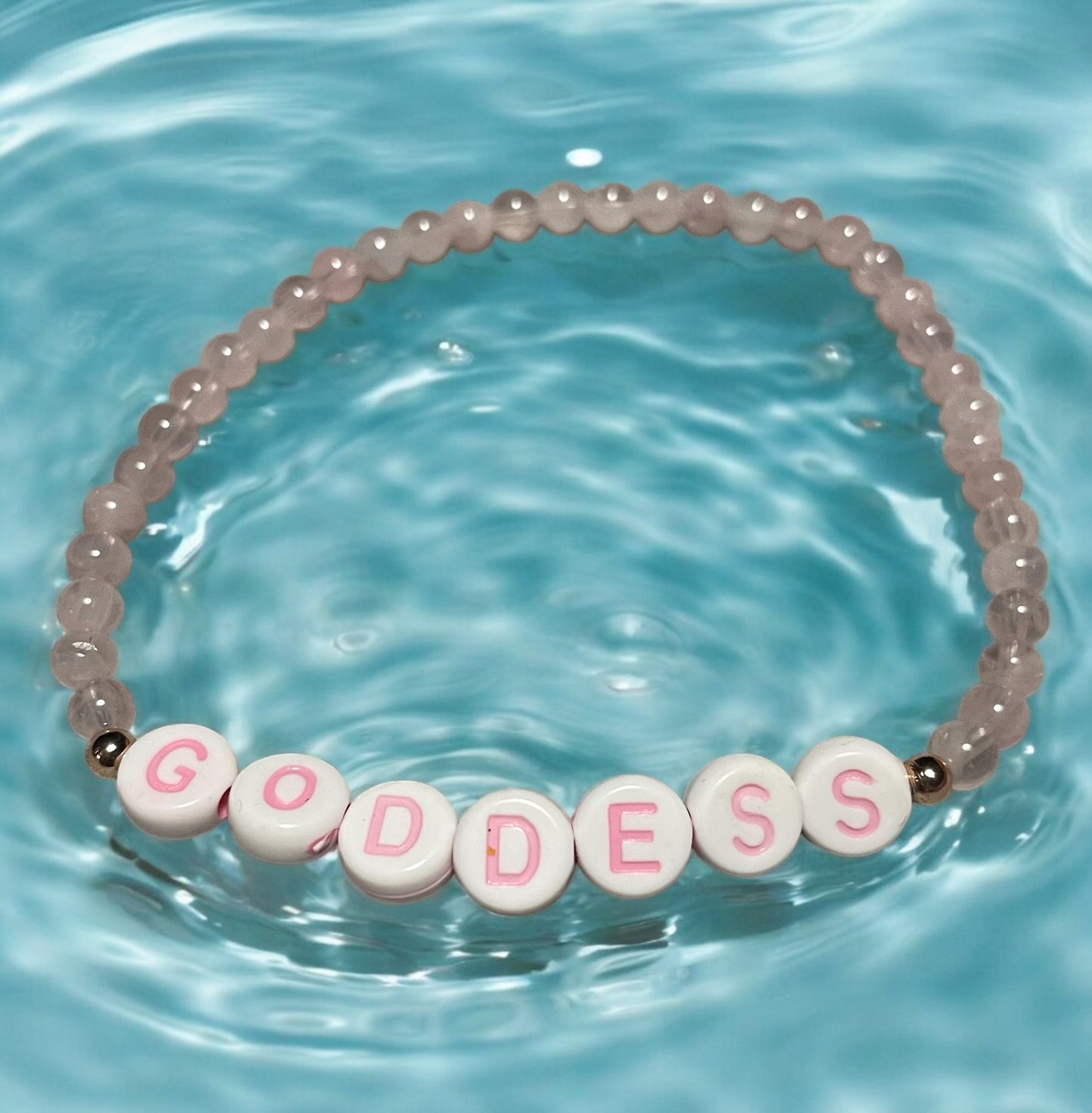 Rose Quartz Goddess Bracelet