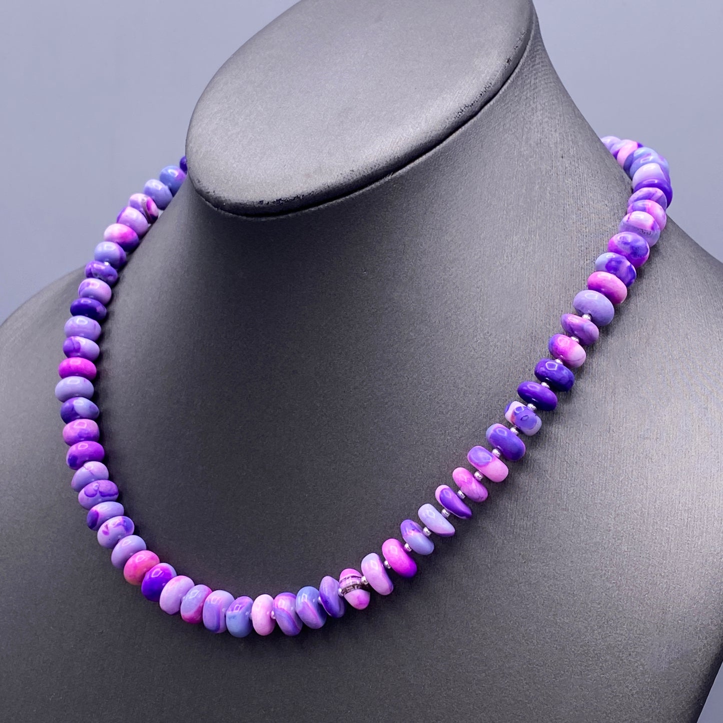 Purple Opal Candy Necklace