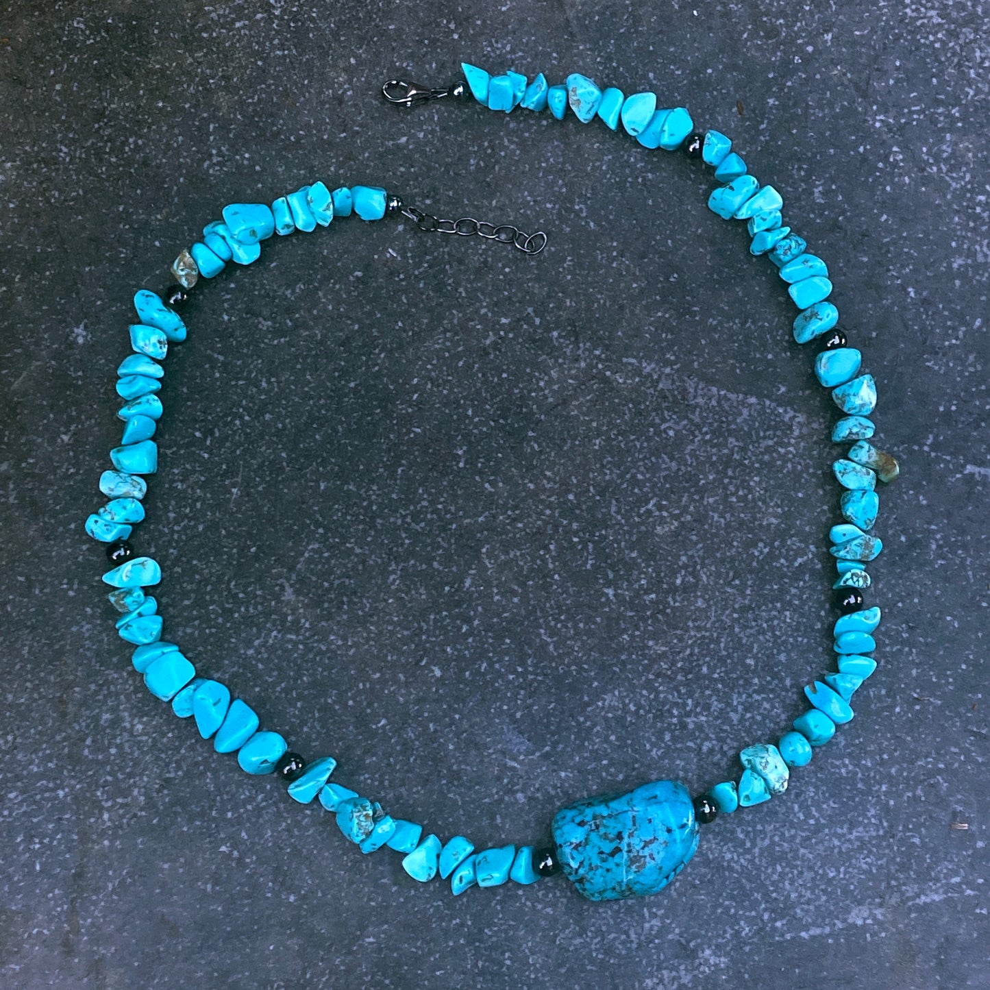 Genuine Turquoise gemstone Necklace