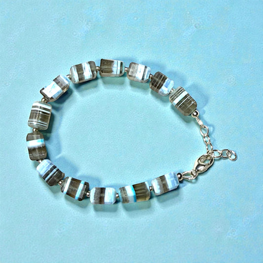 Owyhee and sterling silver Bracelet
