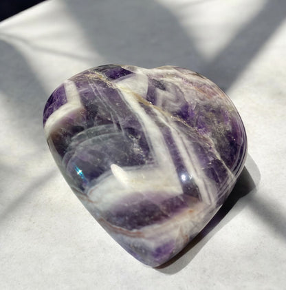 Amethyst Gemstone Heart