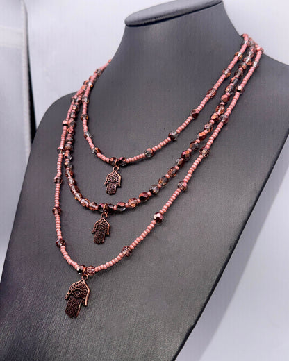 Hamsa Layered Necklace