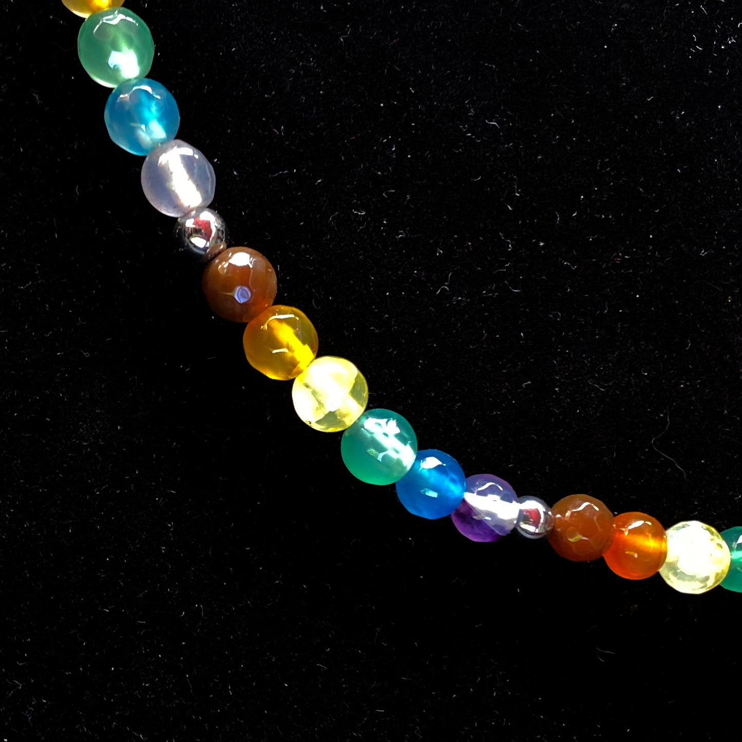 Rainbow Agate gemstone Necklace