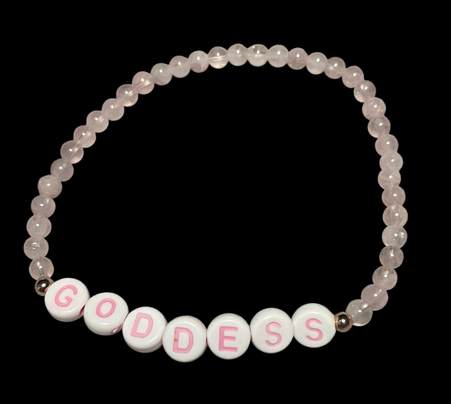 Rose Quartz Goddess Bracelet