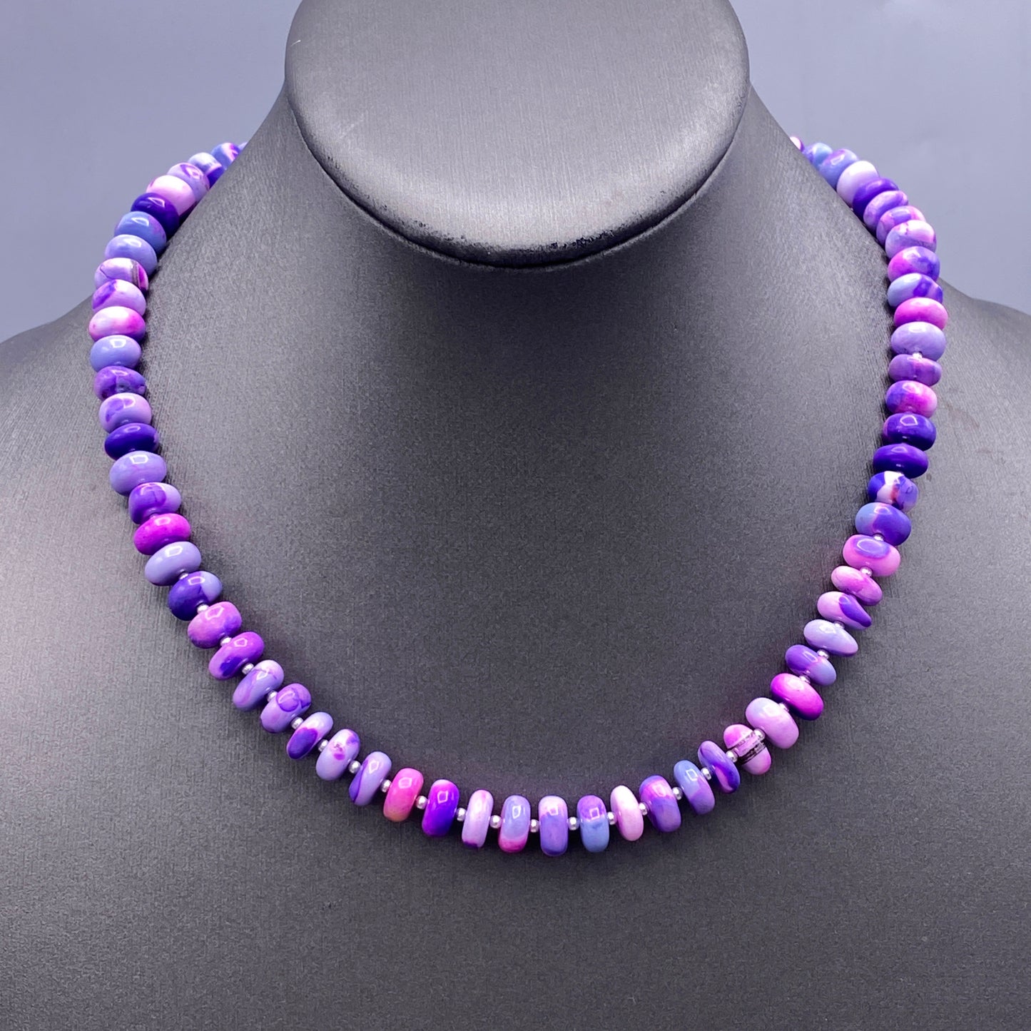 Purple Opal Candy Necklace