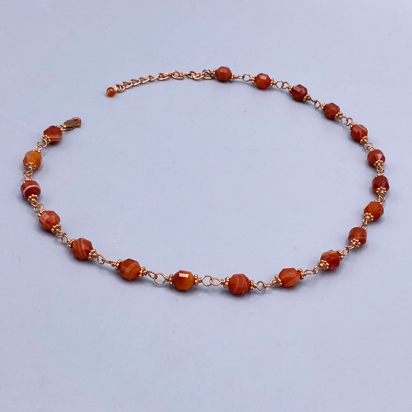 Carnelian and Copper Necklace