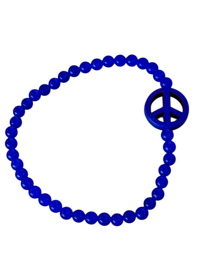 Peace Sign Bracelets gemstones