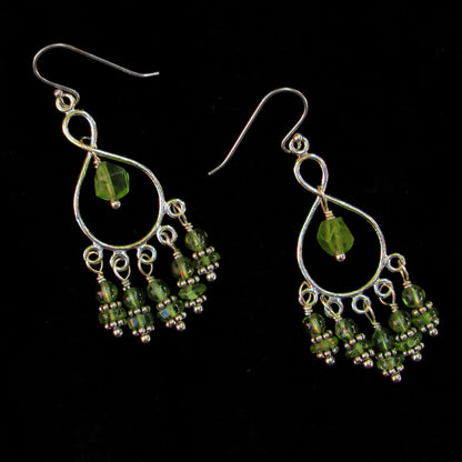 Peridot Chandelier Earrings