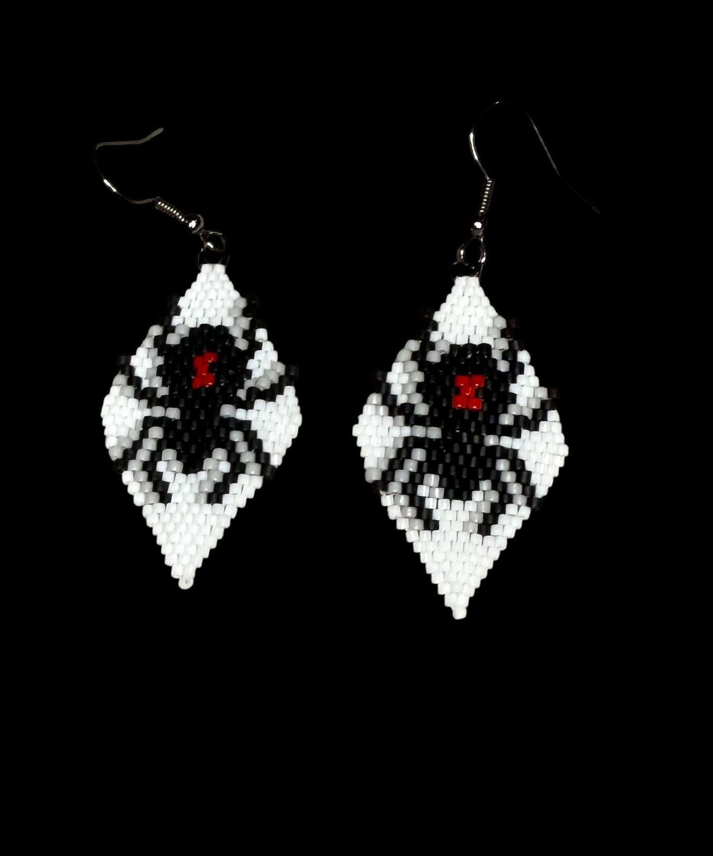 Spider Beaded Earrings
