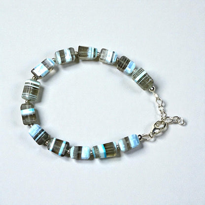Owyhee and sterling silver Bracelet