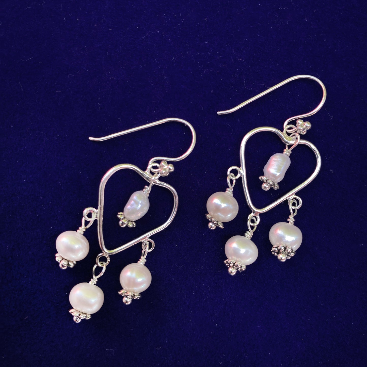 Pearl Chandelier Dangle Earrings