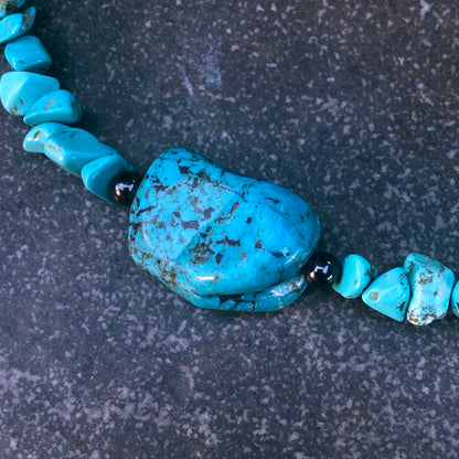 Genuine Turquoise gemstone Necklace