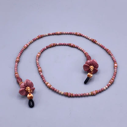 Bloooming Flower Gemstone Eyewear Keeper