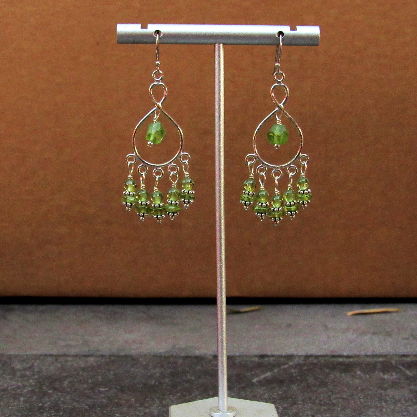 Peridot Chandelier Earrings