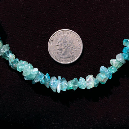 Apatite gemstone Chip Necklace